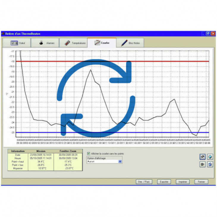 MISE A JOUR THERMOTRACK PC VERSION 9