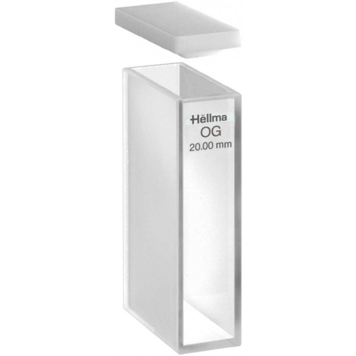 CUVE HELLMA EN VERRE TYPE 6030 T.O.20MM VOL.7000UL