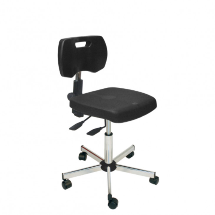 Chaise ergonomique sur roulettes Labster 2 et 3 pour laboratoire