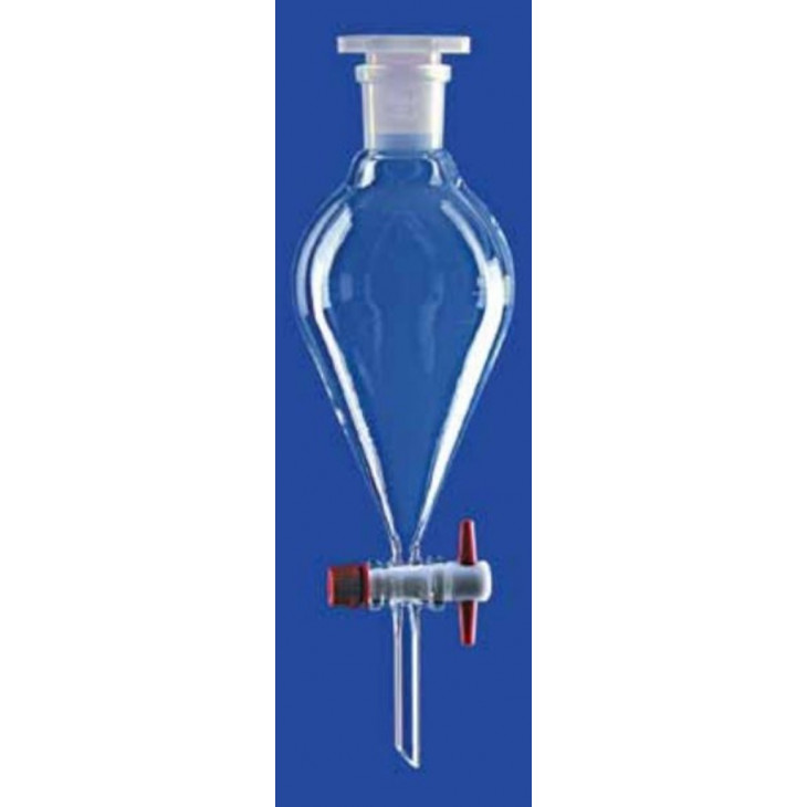 AMPOULE A DECANTER CONIQUE ROB.PTFE V 6MM ROD 29/32 - 2L