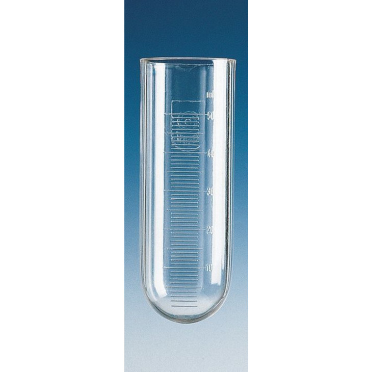 TUBES A CENTRIFUGER EN PC FOND ROND D.45X98MM CAP.100ML