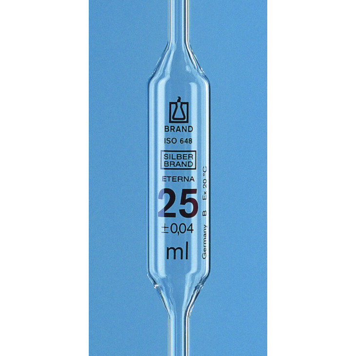 PIPETTE JAUGEE CL.B 1 TRAIT AR-GLAS SILBERBRAND 0,5ML
