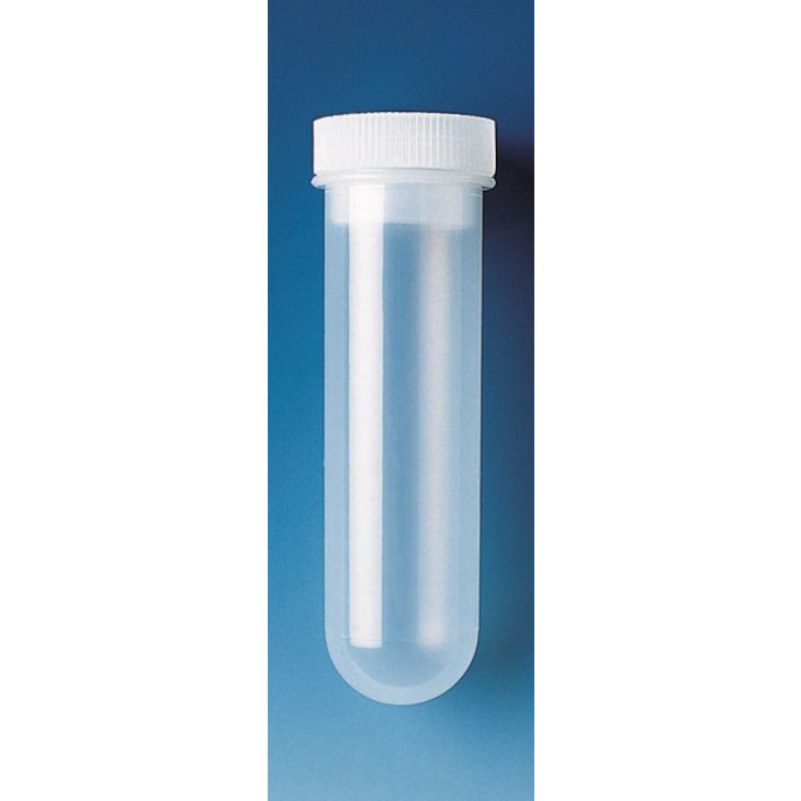 TUBE A CENTRIFUGER EN PP FOND ROND CAPACITE 75ML D.35X100MM