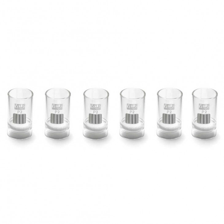 LOT DE 6 CREUSETS FILTRANTS EN VERRE P2 POUR ANALYSEUR FIWE
