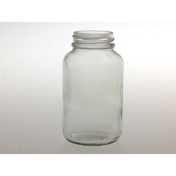 FLACON LABO L.O VERRE BLANC DE 125 ML PACK DE 60