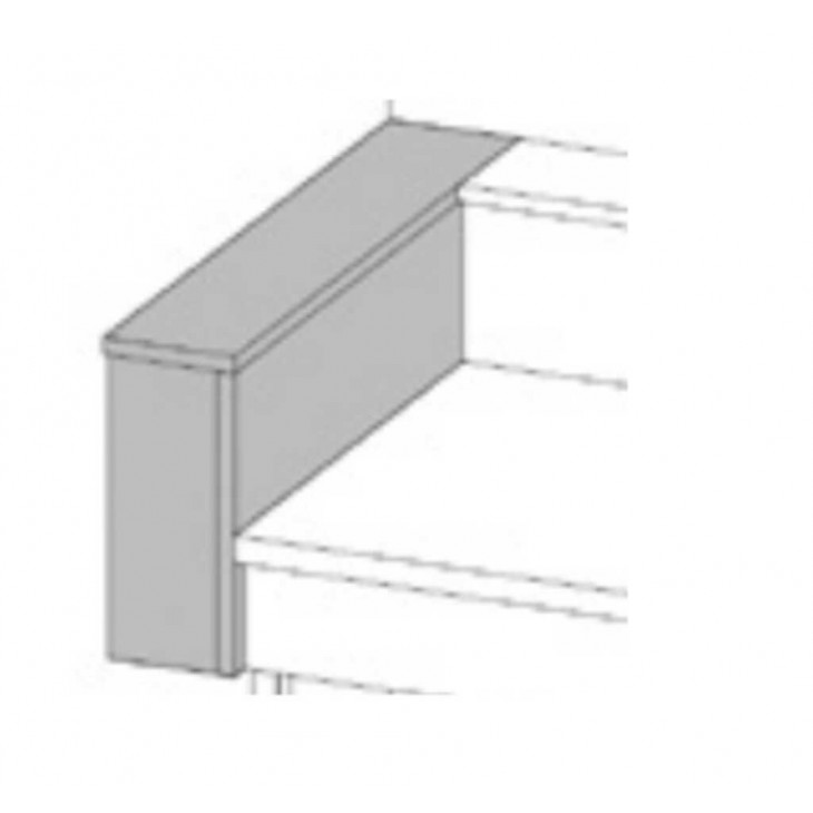 RETOUR DOSSERET/TABLETTE L=900 PROF=150 MM STRATIFIE
