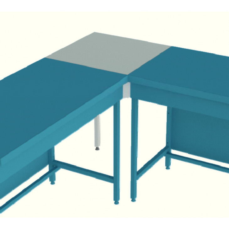 ANGLE SEC NU L=600 MM PROF=600MM GLACE EMAILLEE