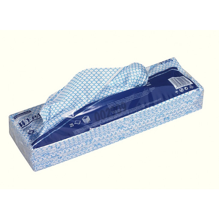 LAVETTES ULTRA-RESISTANTES WYPALL BLEUES 35X42CM-P.25