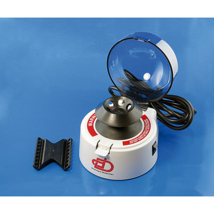 MICRO-CENTRIFUGEUSE POUR 6 MICROTUBES 1,5ML AVEC 2 ROTORS
