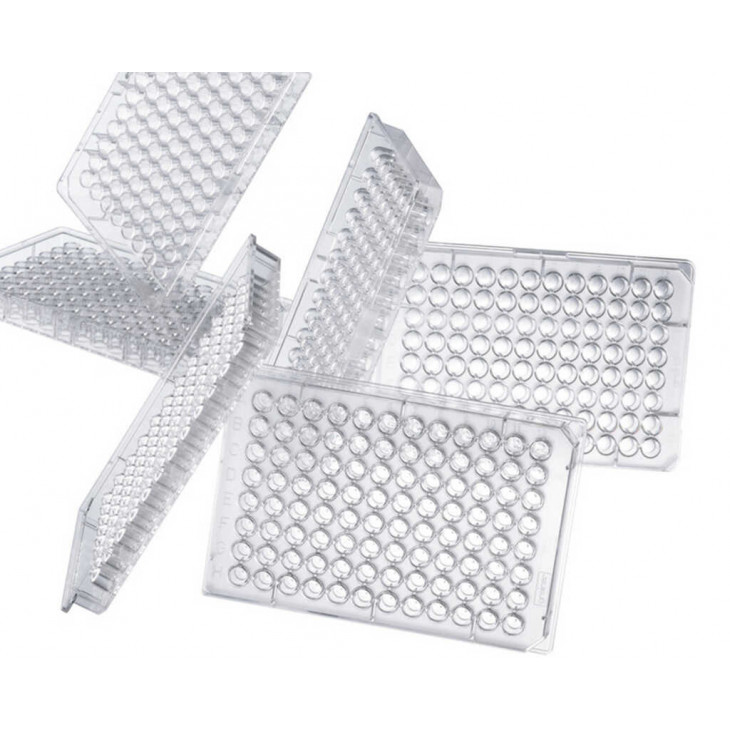 PLAQUE 96 PUITS FOND ROND EN PS NON STERILE- PACK X100