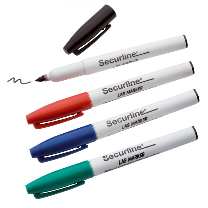 MARQUEUR LAB MARKER POINTE FINE - N50 ROUGE