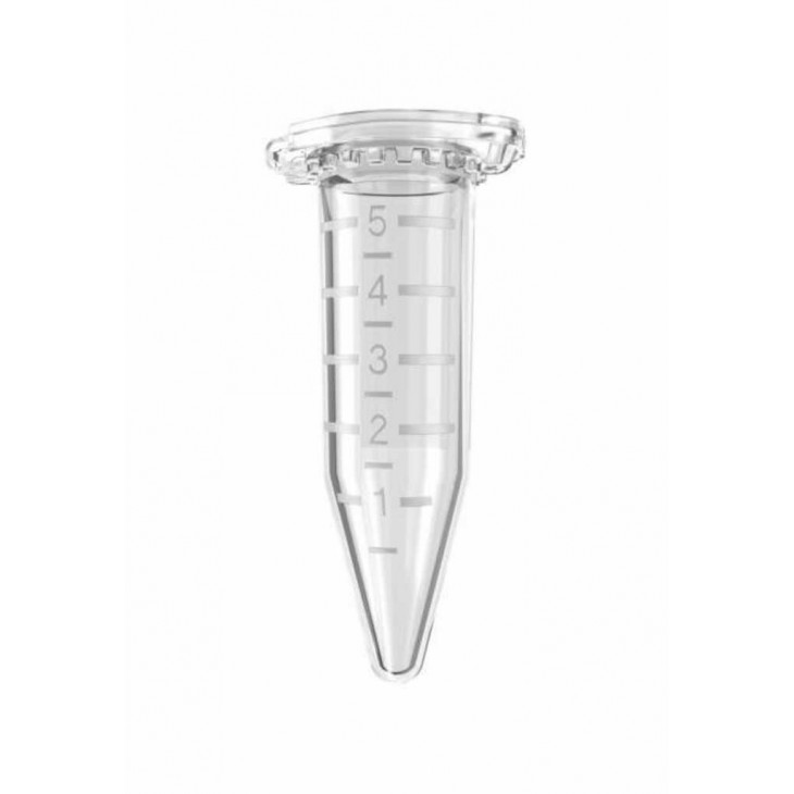 TUBE EPPENDORF EN PP TRANSPA- RENT F.CONIQUE 5ML STERILE-200