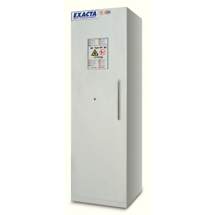 ARMOIRE SOUS PAILLASSE EXACTA INFLAMMABLES - 1 PORTE - 130L