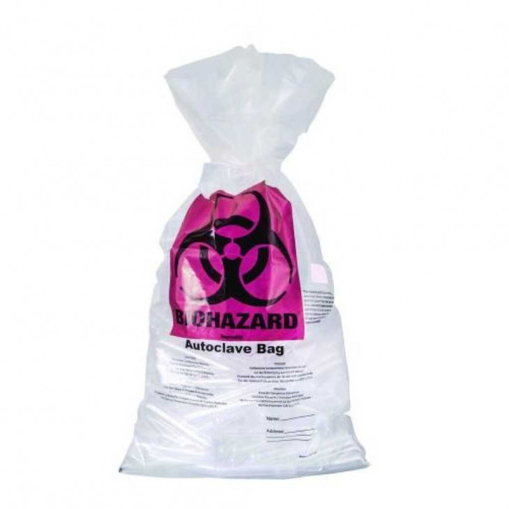 SACS AUTOCLAVABLES BIOHAZARD 110L - 700X1100MM - PACK X350