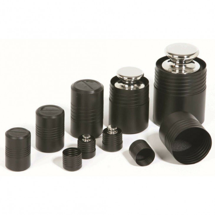 POIDS ETALON INOX 100MG CLASSE E1 AVEC BOITE PLASTIQUE DAKKS