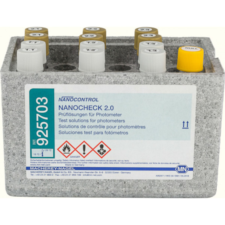 SOLUTION DE CONTROLE NANOCHECK 2.0 - PACK DE 2X6 FLACONS