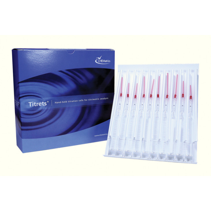 KIT DE TITRETS PEROXYDE D'HYDROGENE K-5530 - 0,1-1,0%