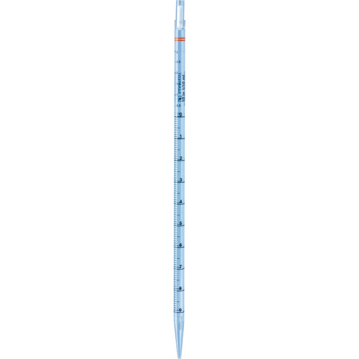 PIPETTE SEROLOGIQUE PS STERILE 10ML ORANGE SACHET UNITAIRE - PACK X500