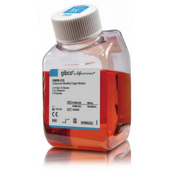 DMEM GIBCO HAUTE TENEUR EN GLUCOSE PYRUVATE - 41966029 - 500ML