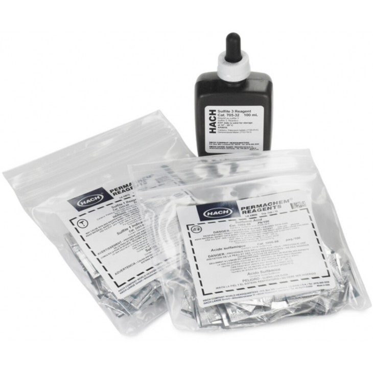 KIT REACTIF SULFITE 0-200MG/L 2440000 - 100 TESTS