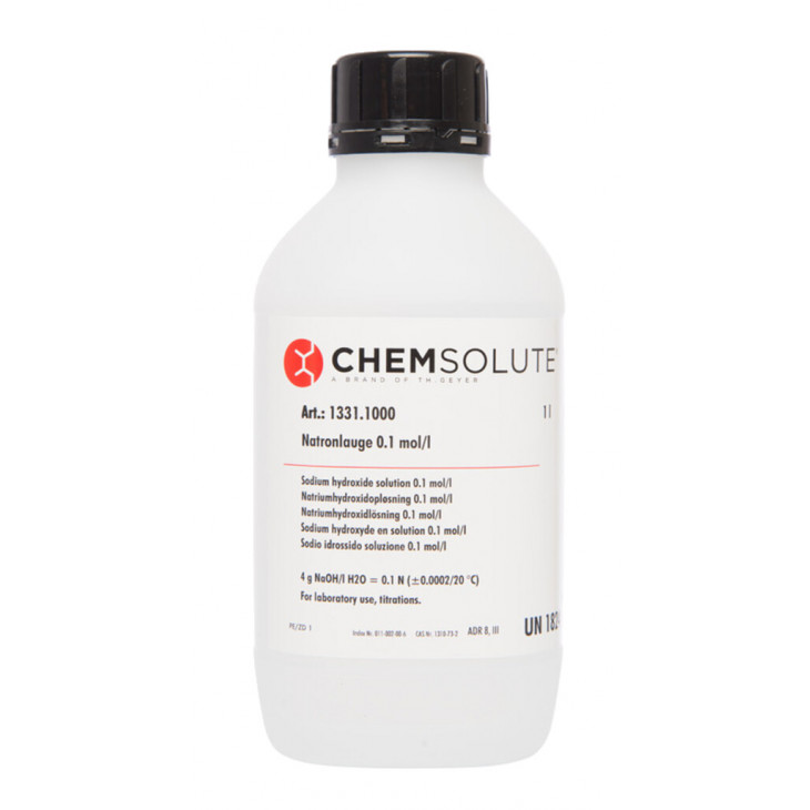 SOLUTION SODIUM HYDROXIDE 0,1MOL/L 0,1N - 1331 - 1L