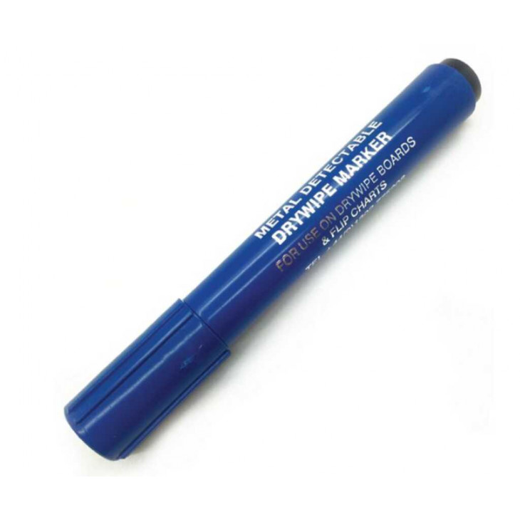 MARQUEUR EFFACABLE DETECTABLE A POINTE OGIVE NOIR - PACK X10