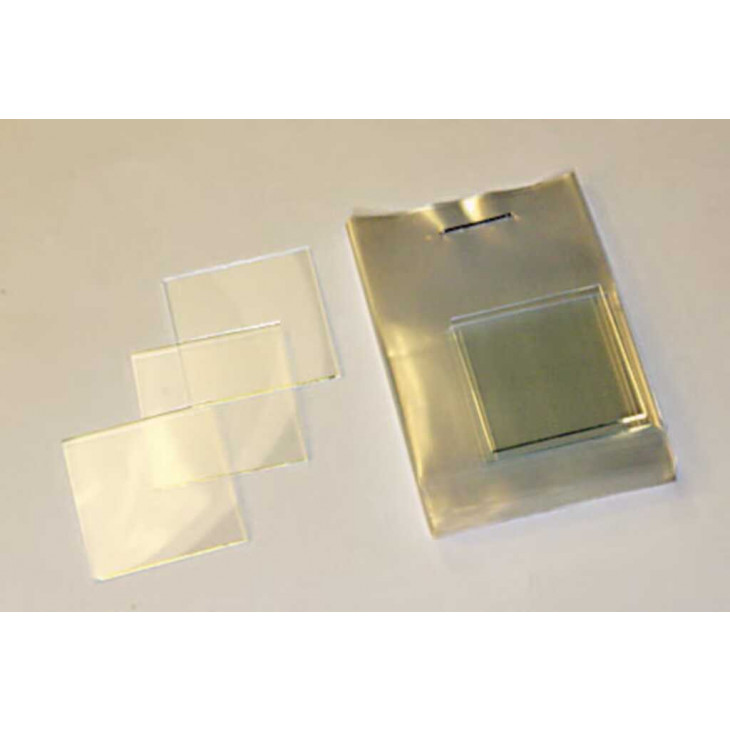 PORTE-OBJET CARRE VERRE REVOUVERT D'OXYDE D'INDIUM-ETAIN 703176 - X10