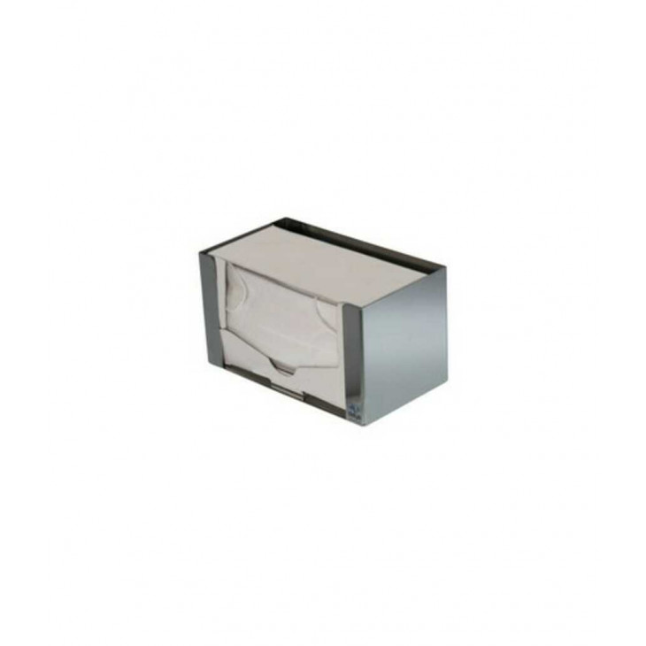 DISTRIBUTEUR INOX POUR MASQUES 185 X 105 X 105 MM