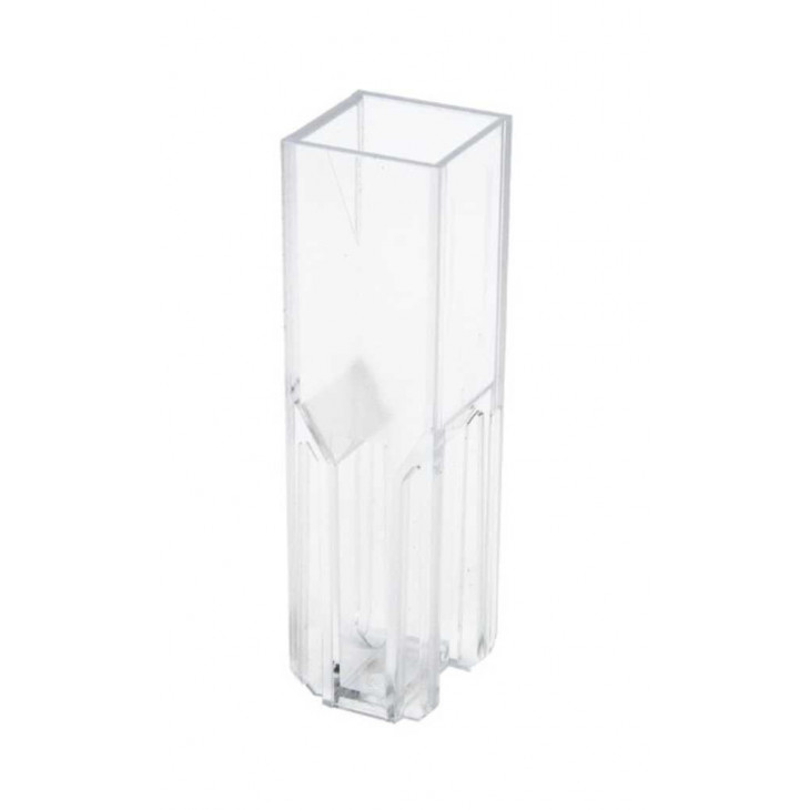 CUVETTE D'ECHANTILLON RECTANGULAIRE EN PS 1,5ML - TRAJET OPT.10MM -X100