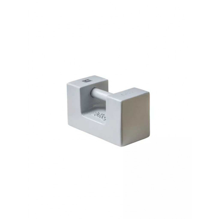 POIDS EN FONTE CLASSE M2 - 20KG AVEC VALISE PLASTIQUE & CERT.COFRAC