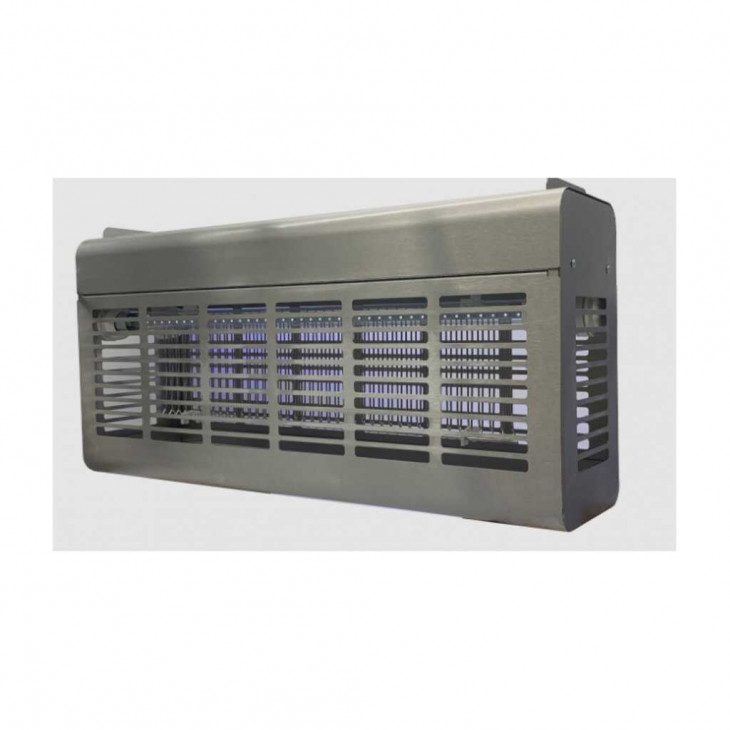 DESINSECTISEUR INOX AGR 18 ELEC.LED 2X9W ANTI-ECLATS IP54