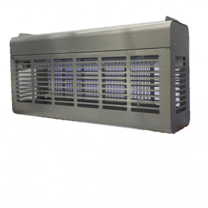 DESINSECTISEUR INOX AGR 18 GLU INOX 2X9W ANTI-ECLATS IP54