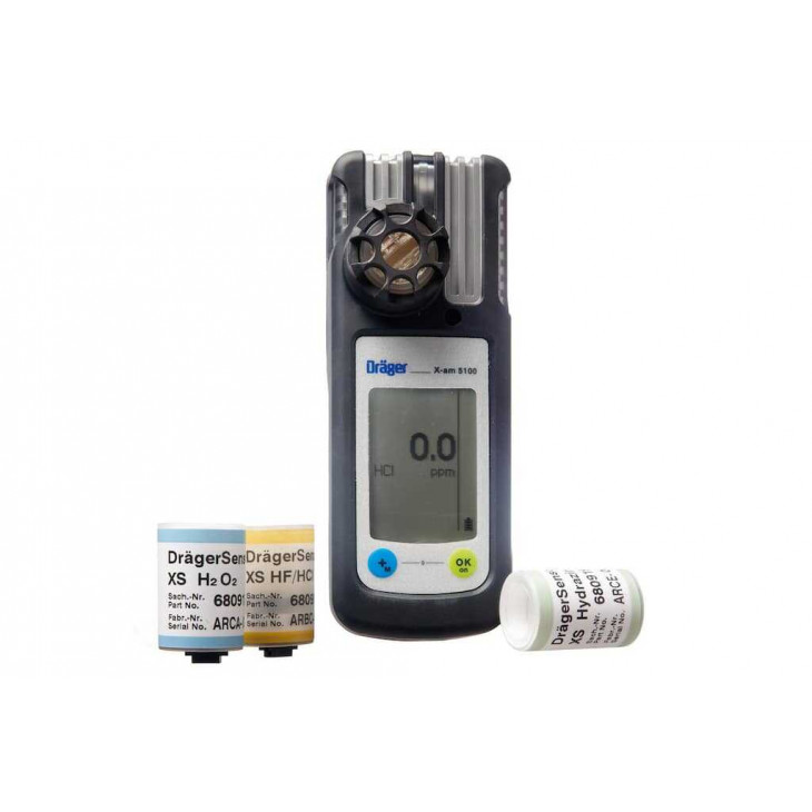 DETECTEUR MONOGAZ X-AM 5100 H2O2, HF/HCL, HYDRAZINE
