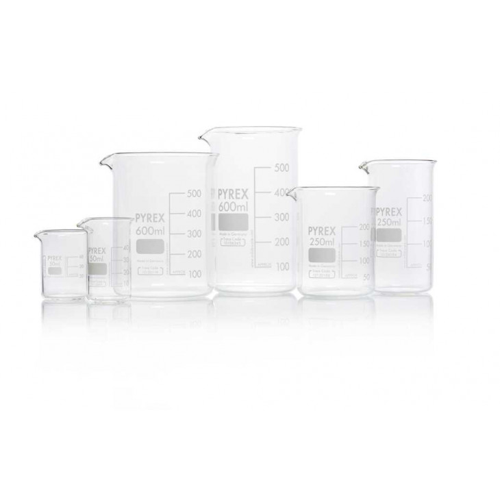 BECHER A BEC FORME BASSE PYREX 150ML - PACK X10