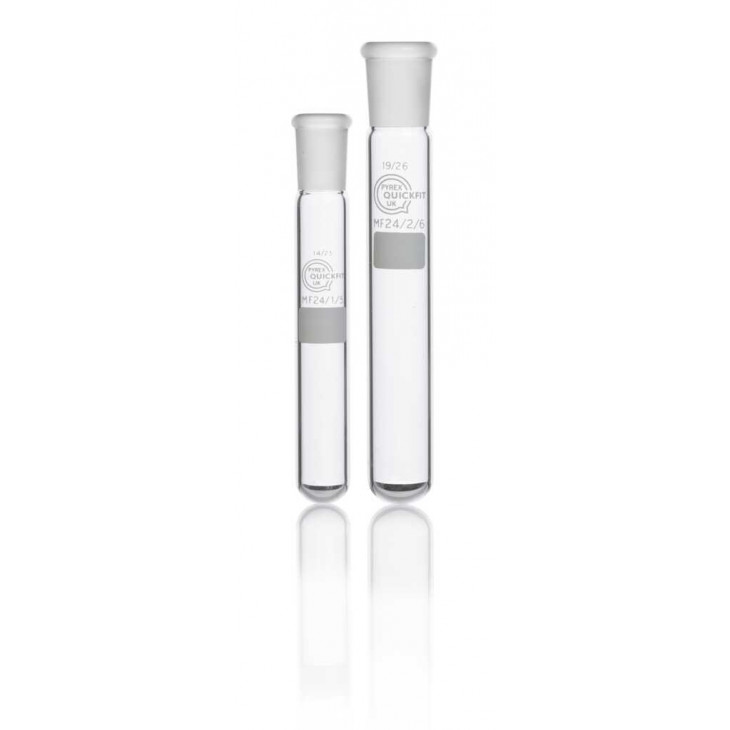 TUBE A ESSAI QUICKFIT EN VERRE BORO A COL RODE CN14/23 19X150MM - X5