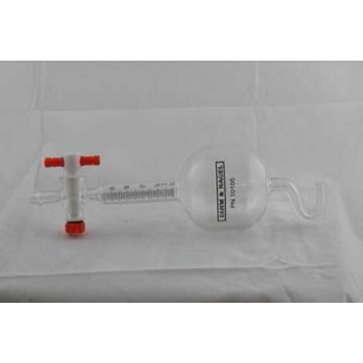 BURETTE CALIBREE AVEC ROBINET EN TEFLON 50-100% EN 1,0%