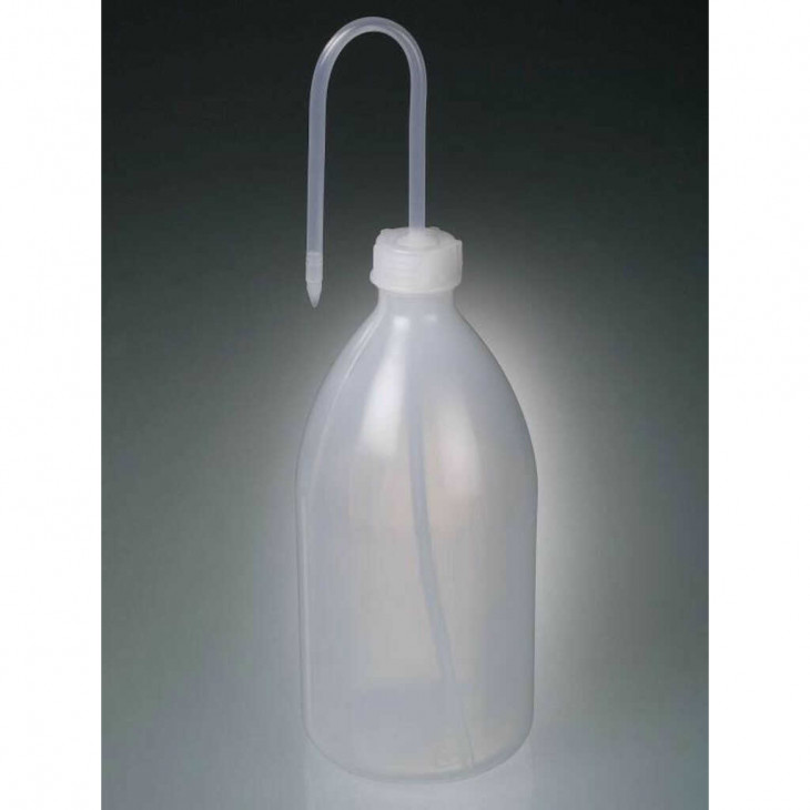 PISSETTE LDPE AVEC TUBE EN COL DE CYGNE 500ML