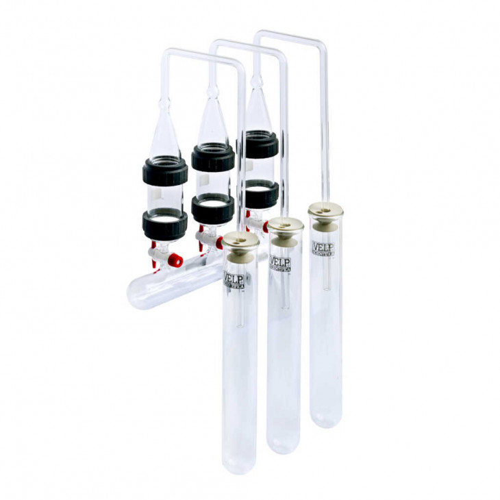KIT DE VERRERIE 3 POSITIONS POUR UNITE D'HYDROLYSE HU 6