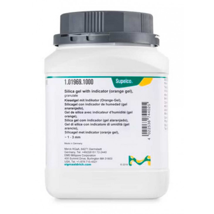 GEL DE SILICE ORANGE -GRANULE 1-3MM AVEC INDICATEUR - 101969 - 5KG