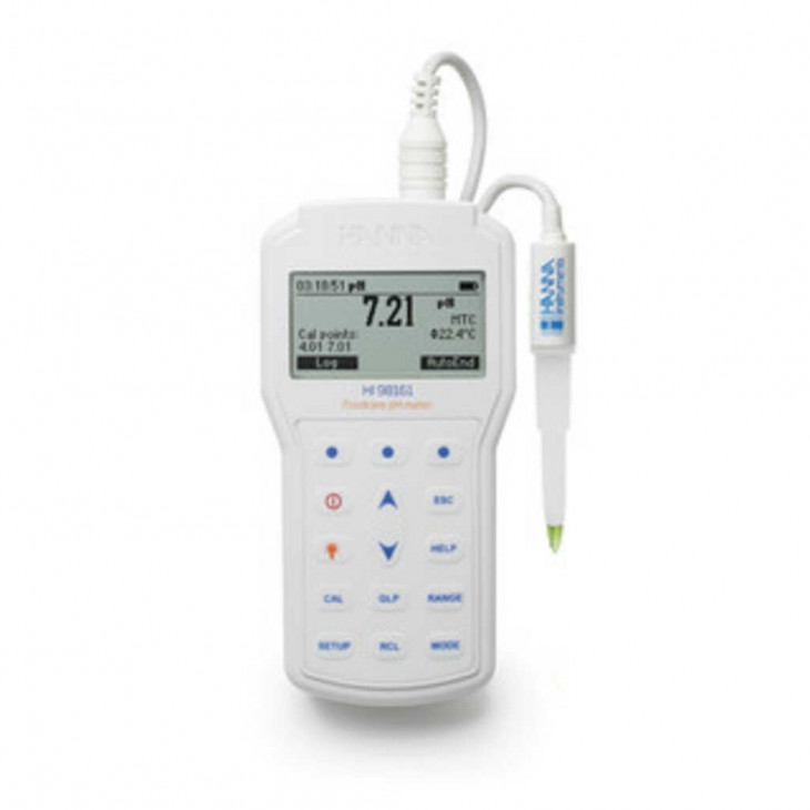 PH-METRE PORTABLE AGROALIMENTAIRE HI98161 IP67
