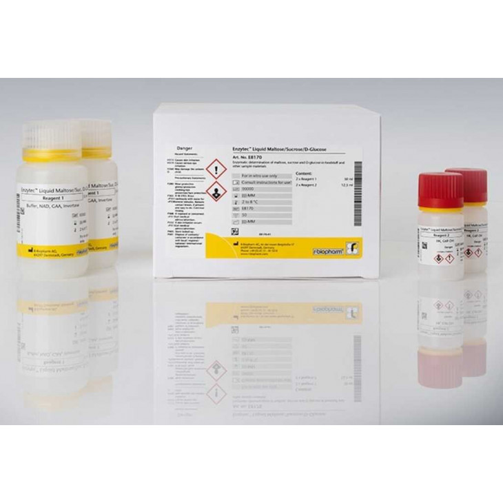 ENZYTEC LIQUIDE MALTOSE / SUCROSE / D-GLUCOSE - PACK X 50 TESTS