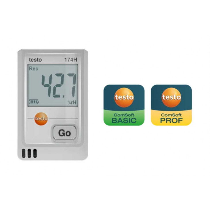 MINI-ENREGISTREUR TESTO 174H USB -20°C A +70°C HUMIDITE 0 A 100 %HR