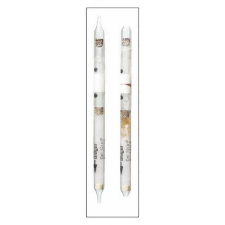 TUBES DRAGER VAPEURS D'HUILE 10/A - 0,1-1MG/M3 - PACK X10