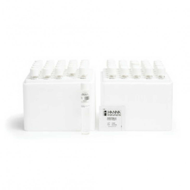 TUBE DCO REACTIF NITRATES HANNA 0 - 30 MG/L - HI94766 - 50 TUBES