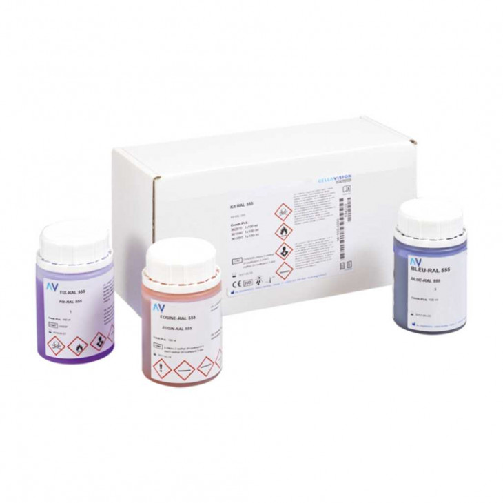 KIT DE COLORATION EOSINE RAL 555 - PACK 6X 1 L