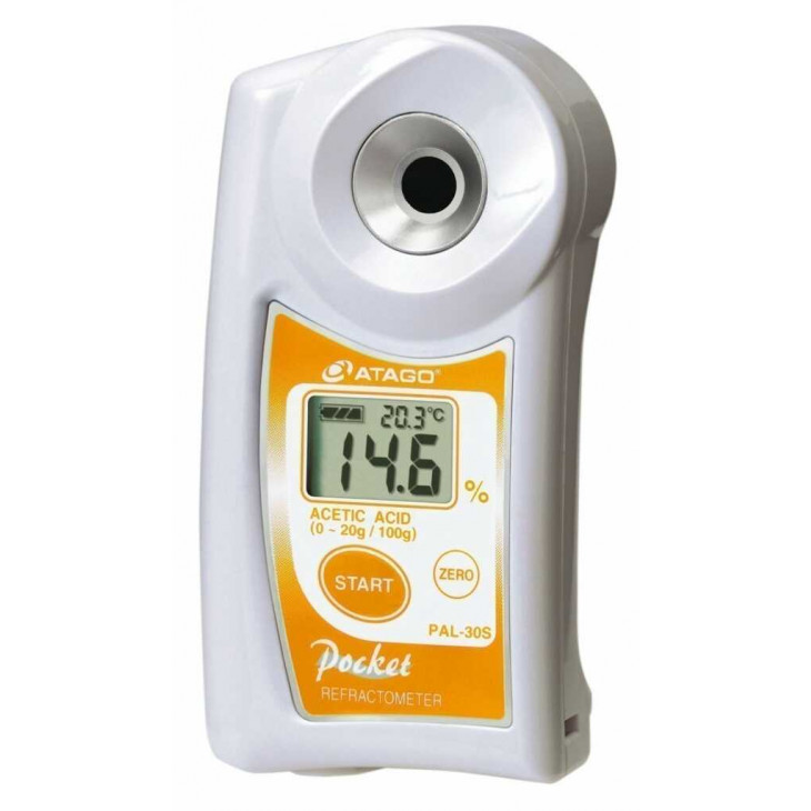 REFRACTOMETRE ACIDE ACETIQUE 0.0-20.0% - PAL-30S