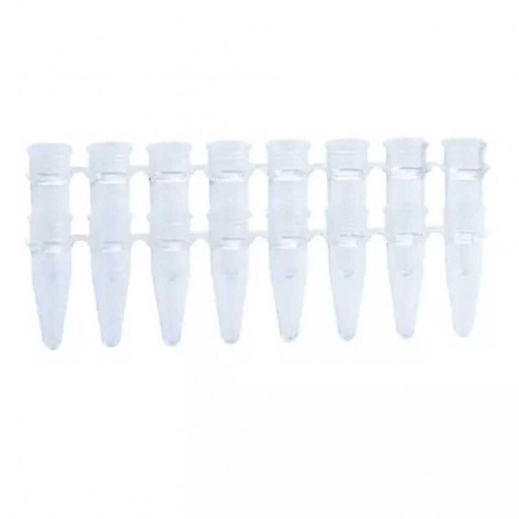 TUBE PCR 2ML EN PP - BANDE X8 - SANS BOUCHON AMPQLEAR - PACK X125