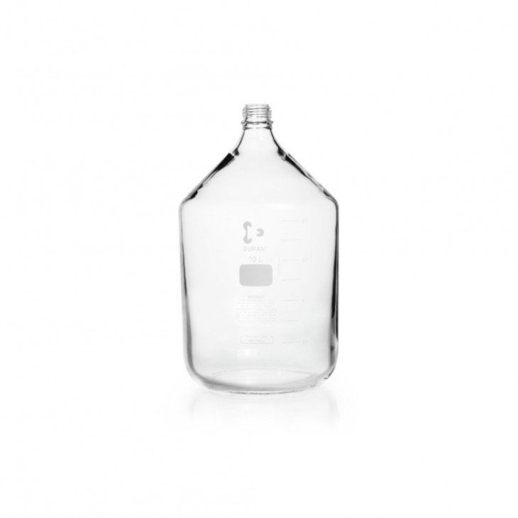 FLACON CLAIR 10L VERRE DURAN GL 45 SANS BOUCHON