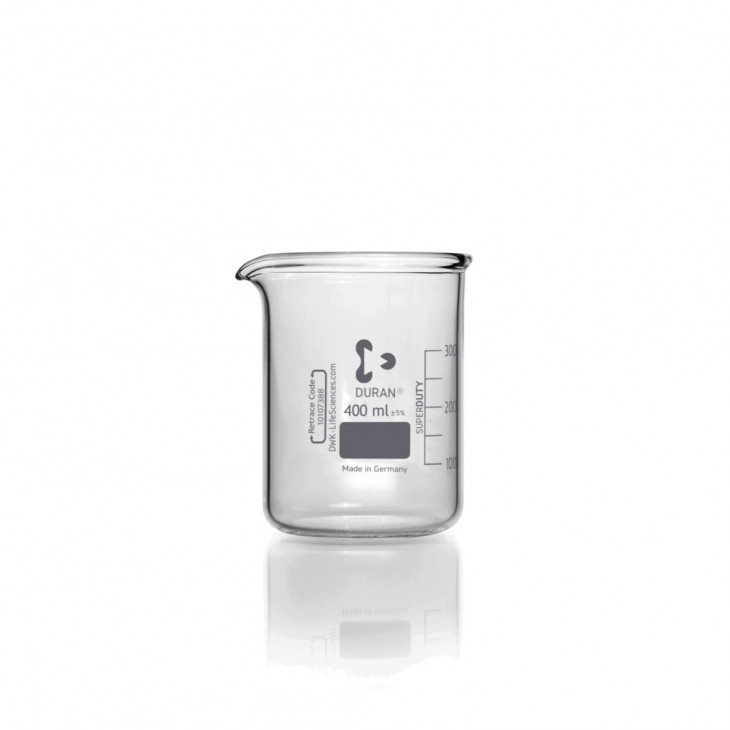 BECHER A BEC FORME BASSE DURAN 400ML USAGE INTENSIF - PAR 10