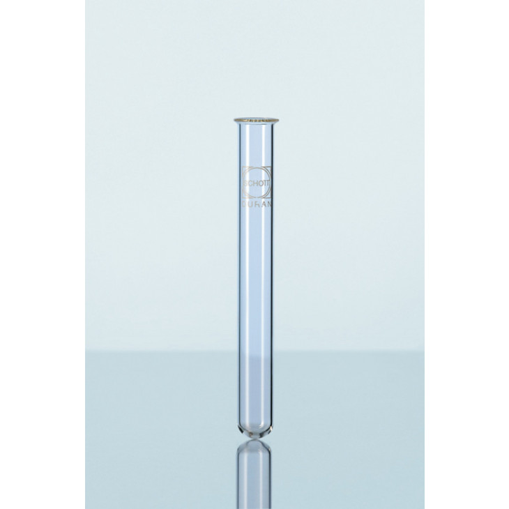 TUBE A ESSAI VERRE DURAN BORD EVASE 2ML 8X70MM -X100